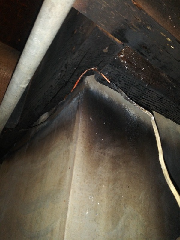 A policyholder claimed this furnace was damaged due to smoke and fire; though, the cause of loss was wear and tear from naturally occurring corrosion and exposure to heat over time.