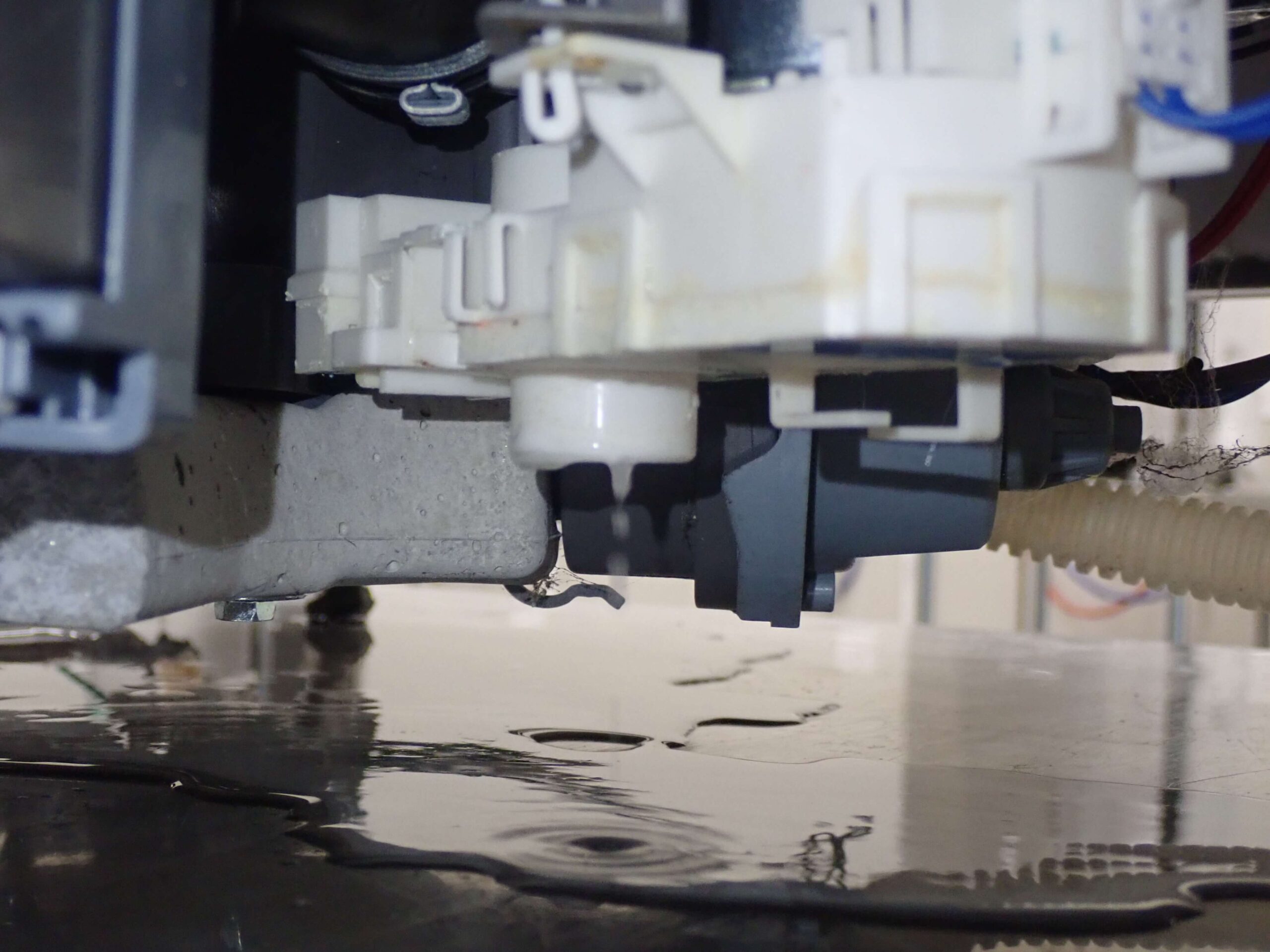 A compromised diverter shaft seal can lead to leaks at varying rates. Slower leaks often go unnoticed longer, causing more extensive damage to flooring and nearby cabinetry.