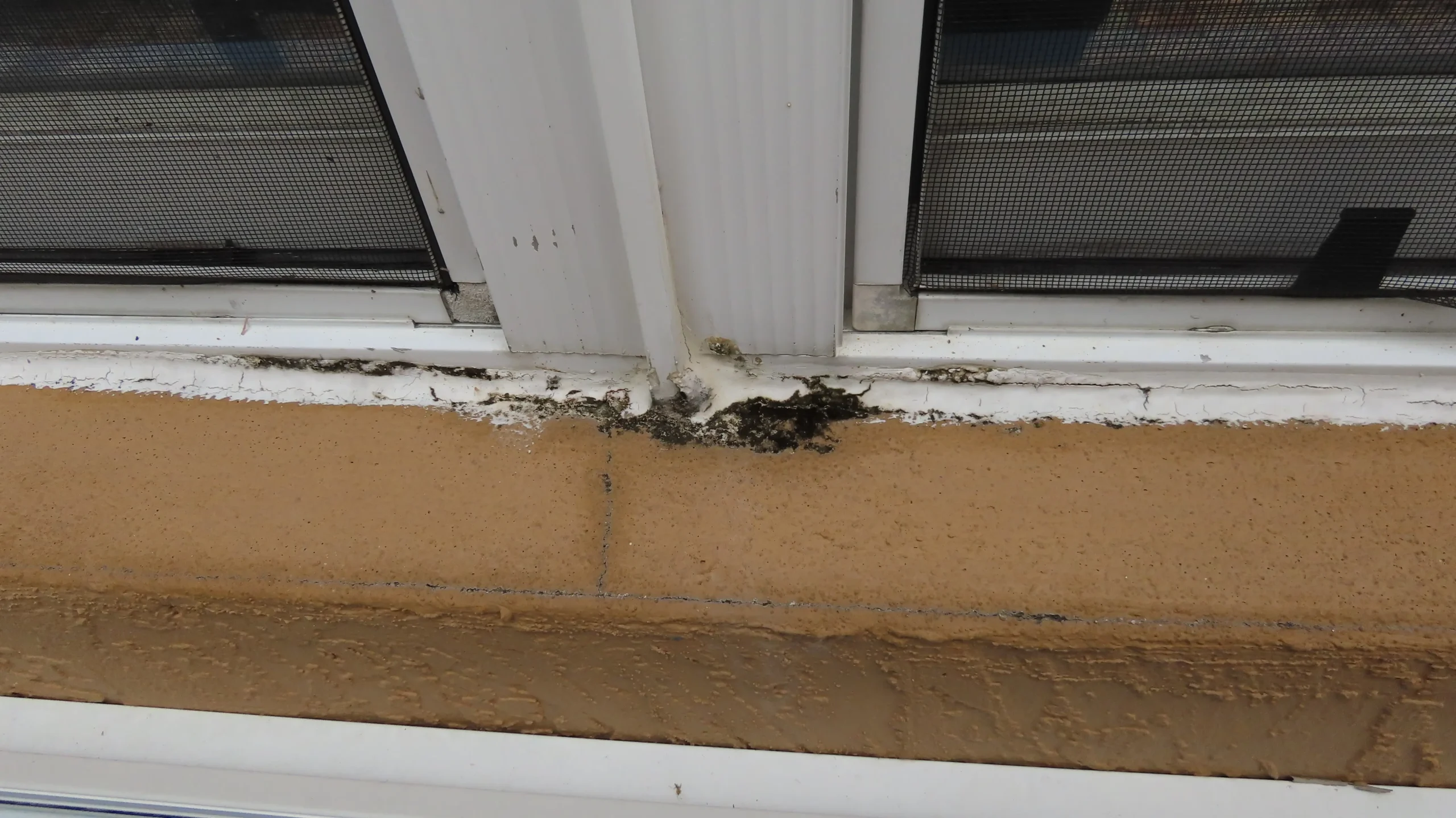 Areas near openings in the building such as windows, doors, and plumbing and electrical entrances are particularly vulnerable to cracking.