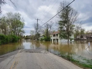 Heavy rainfall in April 2025 brought flooding to much of Western Kentucky, hundreds of miles from the nearest coast.