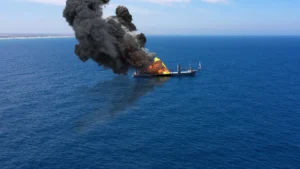 The authorities involved in marine vessel fire cases often depend on whether the incident occurred while the vessel was docked or at sea.