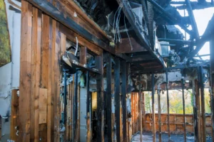 Construction site fires can lead to substantial losses, including extensive property damage and significant project delays.